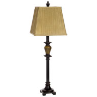  Chateau  Lafite  Lamp  With  Gold  Shade