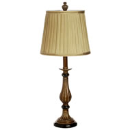 RADISSON LAMP. GOLD SHADE