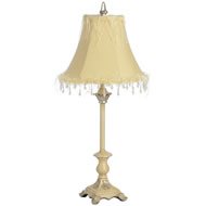  Medici  Lamp  .  Beige  Beaded  Shade