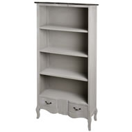  Old  Country  Bookcase  With  2  Drawers