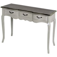  Old  Country  3  Drawer  Console  Table    Xx  Sale  Xx