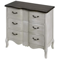  Old  Country  3  Drawer  Chest  Of  Drawers