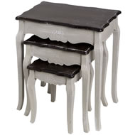  Old  Country  Nest  Of  3  Tables