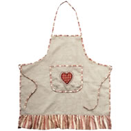  Red  Heart  Cooking  Apron