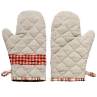  Red  Heart  Oven  Glove