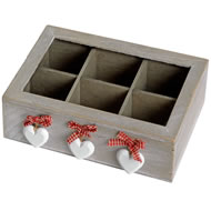  Heart  Storage  Box  With  6  Compartments    Xx  Sale  Xx