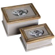  Set  Of  2  Photo  Boxes