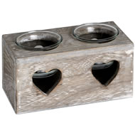  Heart  2  Tea  Light  Holder