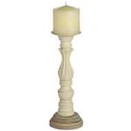 COUNTRY WOODEN CANDLESTICK MED XX SPECIAL OFFER XX