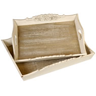 SET 2 COUNTRY TRAYS