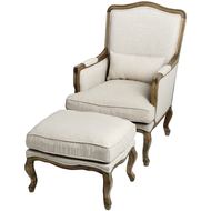 Chair And Footstool Chair And Footstool