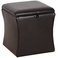 FAUX LEATHER STORAGE BOX