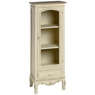  Country  Glazed  Tallboy  With  One  Drawer