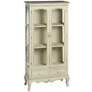  Country  Glazed  Unit  With  2  Drawers