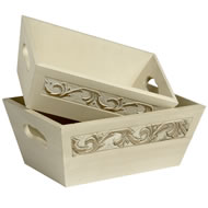  Country  Set  Of  2  Planters