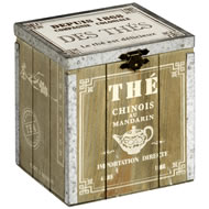 WOODEN TEA CANNISTER