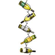  5  X  Hanging  Wine  Bottle  Holder