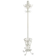 HAT AND COAT STAND (ANTIQUE WHITE)