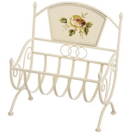  Floral  Magazine  Rack