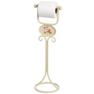  Toilet  Roll  Holder  With  Flower