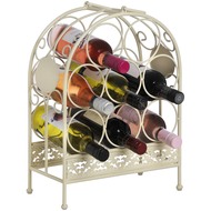  Wine  Rack  With  Hand  Painted  Flower