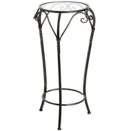 Round  Metal  Lamp  Table