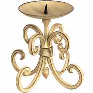  Cream  Candle  Holder