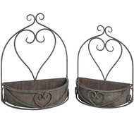  Pair  Of  Wall  Planters
