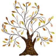  Autumn  Leaves  Tree  Wall  Art