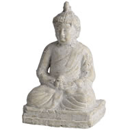DISTRESSED CREAM BUDDHA