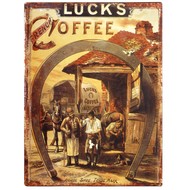 Luck's  Coffee  Plaque