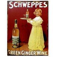  Schweppes  Green  Ginger  Wine  Plaque
