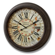  Jardin  De  Monceau  Numbers  Clock