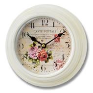  Carte  Postale  Floral  Clock