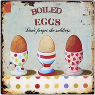  Fresh  Eggs  Tin  Sign