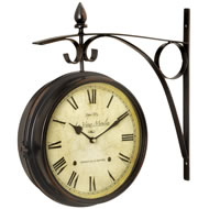 Le Vieux Moulin Station Clock - Indoor Or Outdoor Use Le Vieux Moulin Station Clock - Indoor Or Outdoor Use
