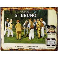  Ogden's  St  Bruno  Tin  Plaque