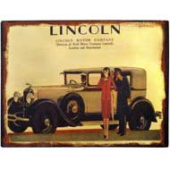  Lincoln  Tin  Plaque