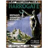  Harrogate  By  Rail  Tin  Sign