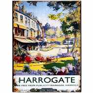  Harrogate  Advertising  Tin  Sign