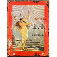  Pain's  Electric  Fireworks  Tin  Sign