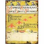  St  James  Restaurant  Tin  Sign
