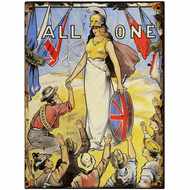  All  One  Tin  Sign