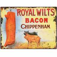  Royal  Wilts  Bacon  Tin  Sign