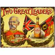  Two  Great  Leaders  Tin  Sign
