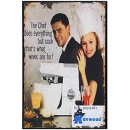  Kenwood  Chef  Tin  Sign