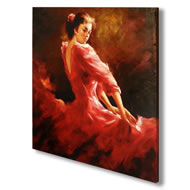 FLAMENCO DANCER CANVAS