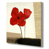 HANDPAINTED POPPIES FLOWERING