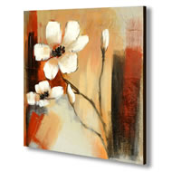 HANDPAINTED SPRING BLOOMING MAGNOLIAS