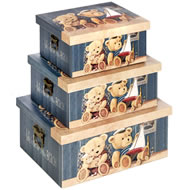  Set  3  Teddy  Bear  Boxes
